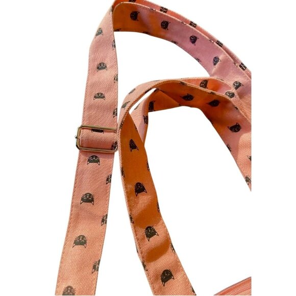 Cat Print Jr. Tote Bag With Appliqué Patches & Double Handles - Picture 7 of 12